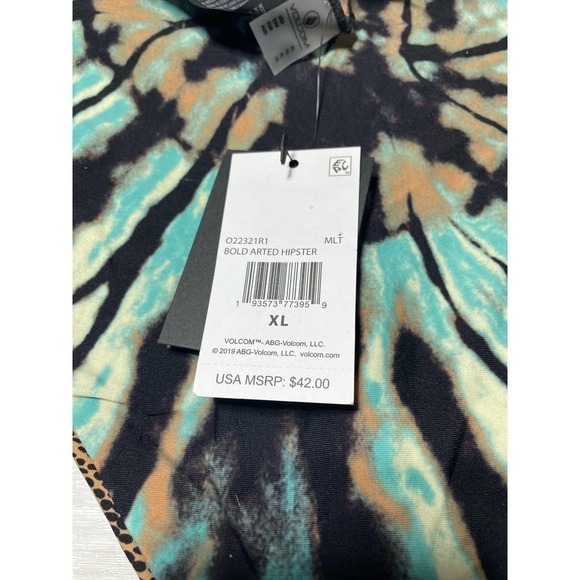 Volcom Women's Simply Seamless Hipster Swimsuit Bikini Bottom reversible XL - Picture 6 of 7